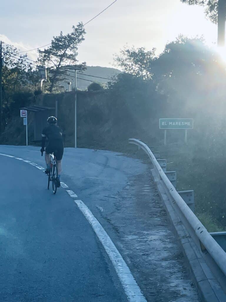 En bici de carretera por el Maresme